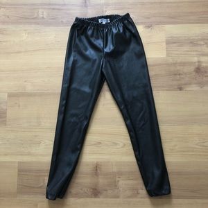 Joah Love faux leather pants.